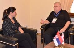 6 December 2017 The Chairman of the European Integration Committee in meeting with the Chairperson of the Georgian Parliament’s Foreign Relations Committee